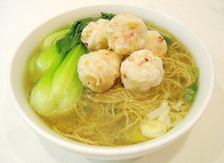 Lobster Ball Noodle in Soup