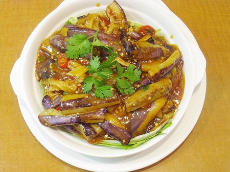 Hot and Sour Eggplant with Minced Pork